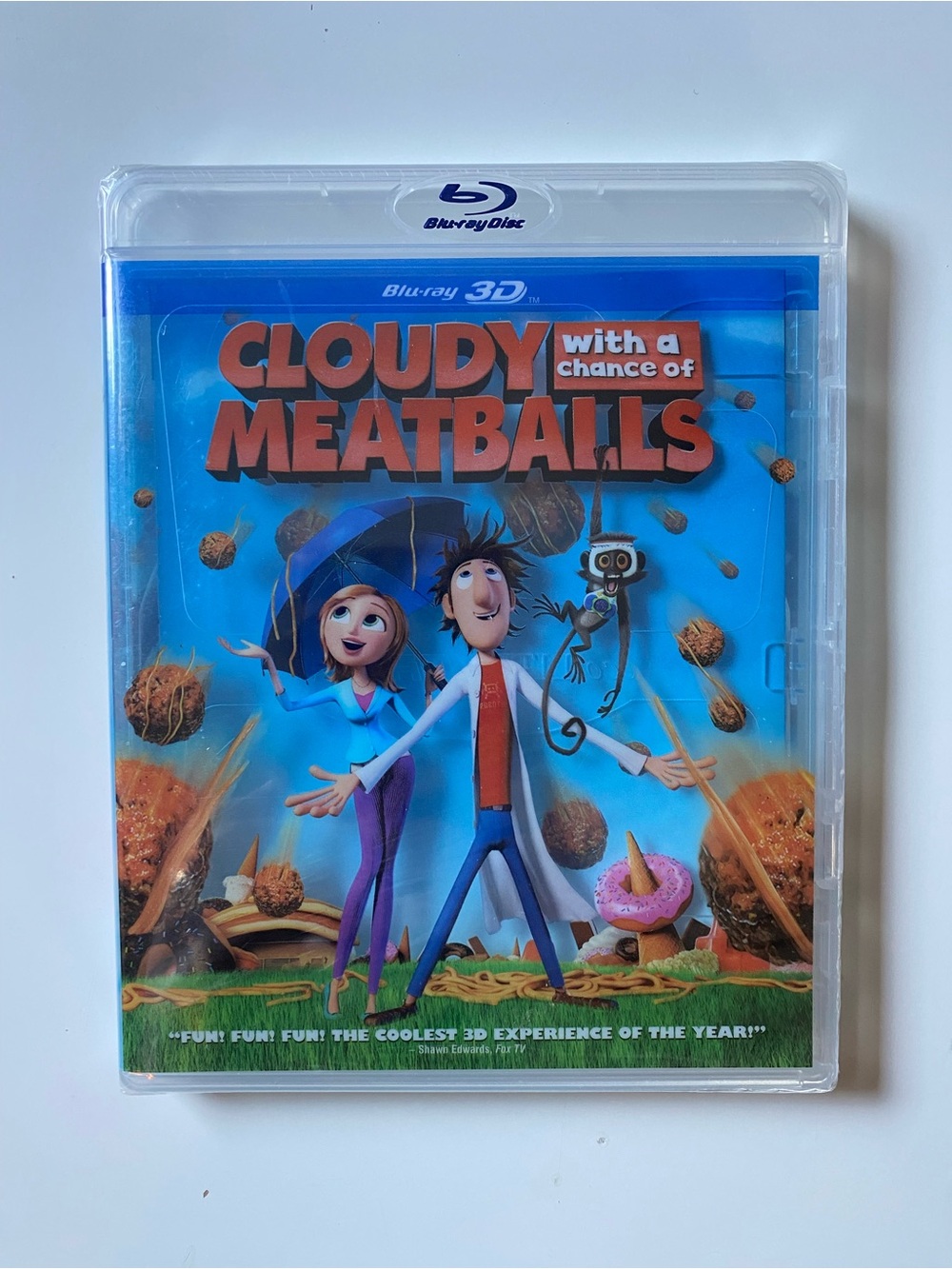 Cloudy With A Chance Of Meatballs (3D Blu-ray, 2009) Sealed Promo NEW